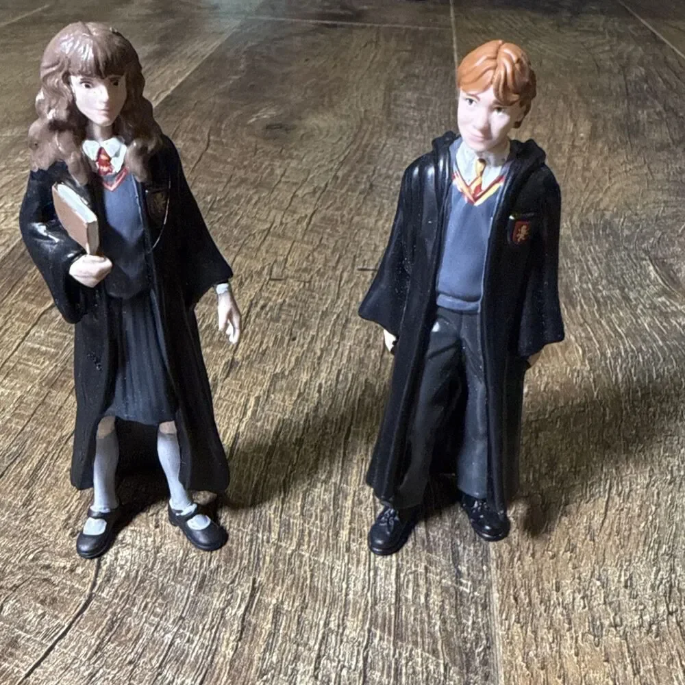 Schleich Harry Potter Hermione Granger Ron Weasley 2023 Figure Lot 3pc